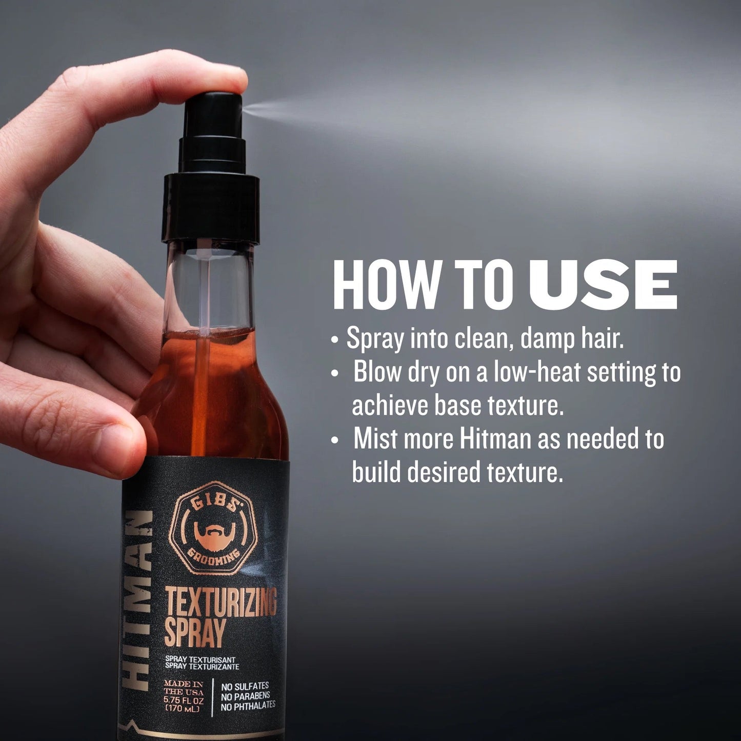 GIBS Hitman Texturizing Spray
