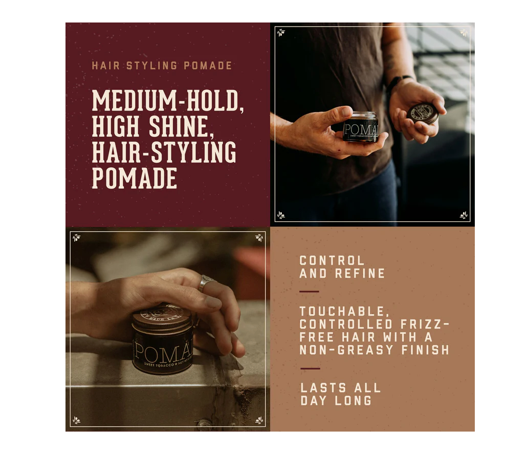 Hair Styling Pomade - Sweet Tobacco