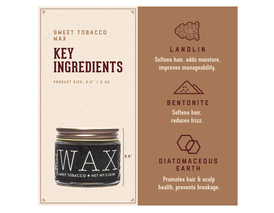 Hair Styling Wax - Sweet Tobacco